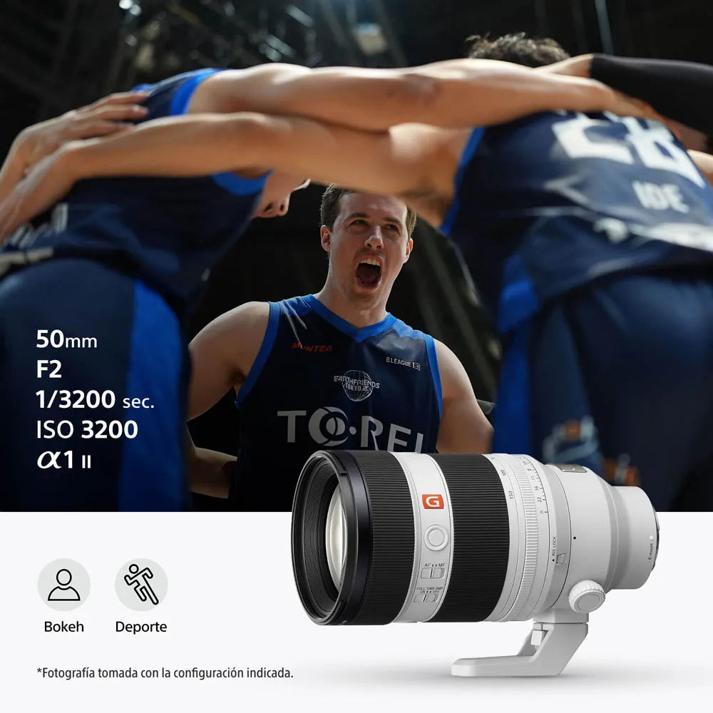 Lente Sony 50-150mm F2 GM